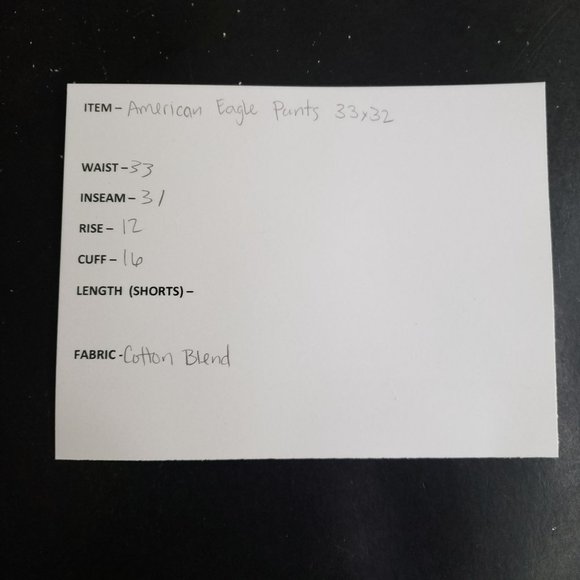 American Eagle Original Straight Chino Pants Men's Size 33/32 Tan - Picture 9 of 10